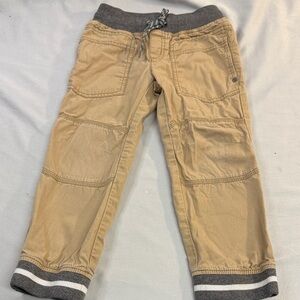 Gymboree - Tan/Khaki pants with Grey Accents